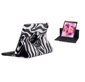 iPad mini / iPad mini 2 (retina) 360 graden hoes - Zebra patroon