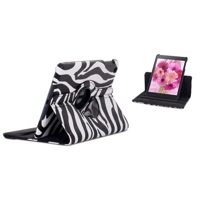 iPad mini / iPad mini 2 (retina) 360 graden hoes - Zebra patroon