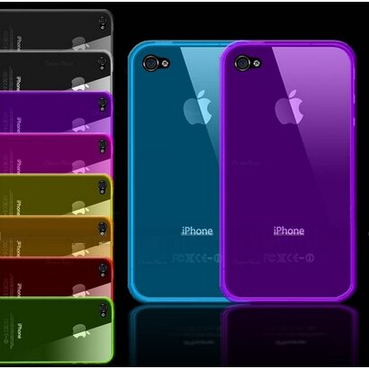 iPhone 4 / 4S plastic hoesje - Neon collection