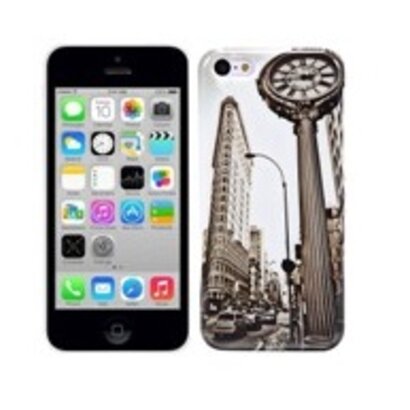 iPhone 5C hoesje - Flatiron building clock