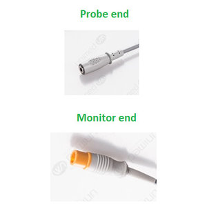 Unimed Temp. Adapter Cable for disposable probe, Mindray, for Philips disposable