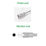 Unimed Temp. Adapter Cable for disposable probe, Siemens, for Philips disposable