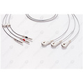 Unimed 3- lead ECG DIN Unshielded Leadwire, SNAP