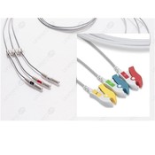 Unimed 3- lead ECG DIN Unshielded Leadwire, GRABBER