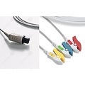 Unimed 3-lead One Piece Cable,GRABBER, GE Critikon