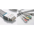 Unimed 5-lead ECG Lead Wire, SNAP, GE Datex-Ohmeda