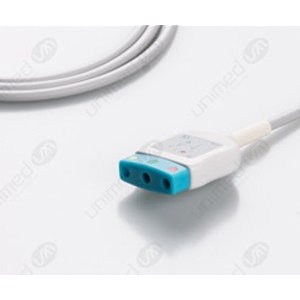 Unimed 3-lead Din Trunk Cable, GE Datex Ohmeda