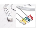 Unimed 3-lead ECG Lead Wire, GRABBER, GE Marquette