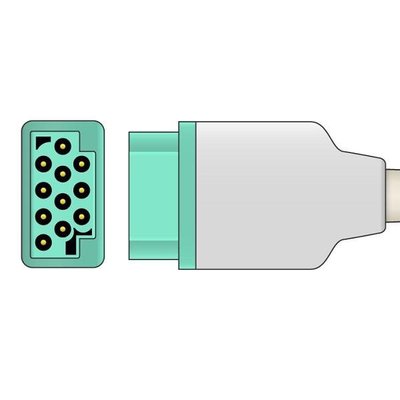 Unimed 6-lead ECG Lead Wire, SNAP, GE Marquette