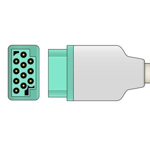 Unimed 12-lead ECG Lead Wire, SNAP, GE Marquette