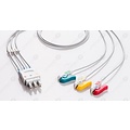 Unimed 3-lead ECG Leadwires, GRABBER, Philips/HP, Welch Allyn