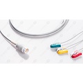 Unimed 3-lead One Piece Cable, GRABBER, Philips / HP