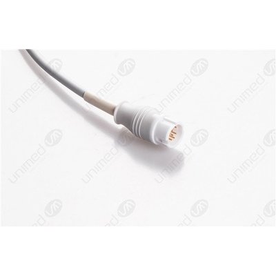 Unimed 5-lead ECG Leadwires, SNAP, Philips/HP  -RED