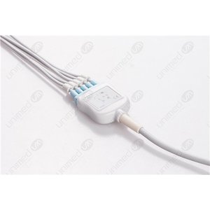 Unimed 5-lead  One Piece Cable, SNAP, GE/ Marquette
