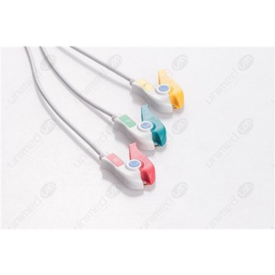 Unimed 3-lead  ECG Leadwires, GRABBER, Mindray