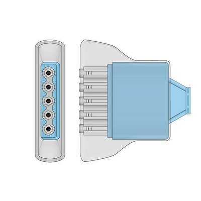 Unimed Philips IntelliVue, Disposable 3-lead SNAP,shielded ribbon cable, 90cm, 10pc/pck