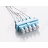 Unimed Philips Twin Pin (AA Style), Disposable 5-lead SNAP,shielded ribbon cable, 90cm, 10pc/pck