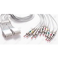 Unimed 10-lead EKG integrated Leadwires, 4mm banana, GE Multi-Link