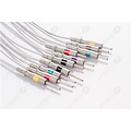 Unimed 10-lead EKG integrated Leadwires, 3mm needle, GE Multi-Link