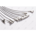 Unimed 10-lead EKG patient  Leadwires, 3mm Needle, GE AM4/AM5