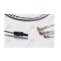 Unimed 3-lead One Piece Cable, SNAP, Welch Allyn