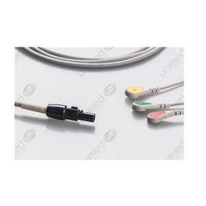Unimed 5-lead One Piece Cable, SNAP, Welch Allyn