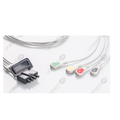 Unimed 4-lead ECG Leadwires, SNAP, Medtronic-Physiocontrol