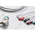 Unimed 5-lead One Piece Cable, GRABBER, Medtronic-Physiocontrol