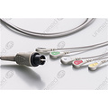Unimed 5-lead ECG One Piece Cable, SNAP,  Mindray