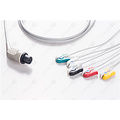 Unimed 5-lead ECG One Piece Cable, GRABBER,  Mindray