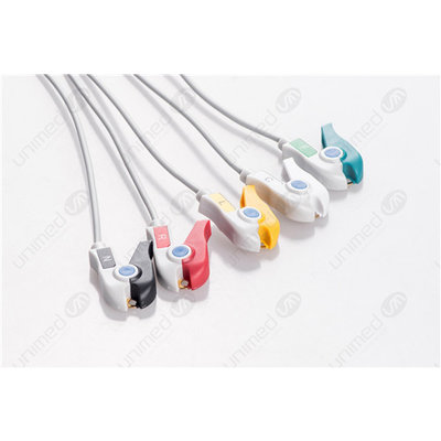 Unimed 5-lead ECG Leadwire, GRABBER, Mindray