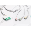 Unimed 3-lead ECG Leadwires, Integrated, SNAP, Dräger