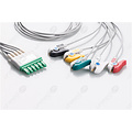 Unimed 5-lead ECG Leadwires, Integrated, GRABBER, Dräger