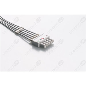 Unimed 5-lead  ECG Leadwires, SNAP, Mindray