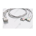 Unimed 5-lead ECG Leadwires, Individual, SNAP, GE Multilink