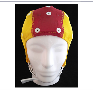 Electro-Cap International Inc. Cap Medium-Small, 52-56cm, Red/Yellow, Extra Electrode