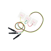 Philips Children's Medical Ventures ECG Disp. Neo prewired Electrode, 22mm, 46cm leadwire, non shielded (3Pc/Pck), 100Pck/Box