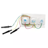 Philips Children's Medical Ventures ECG Disp. Neo prewired Electrode, 22mm, 46cm leadwire, non shielded (3Pc/Pck), 100Pck/Box