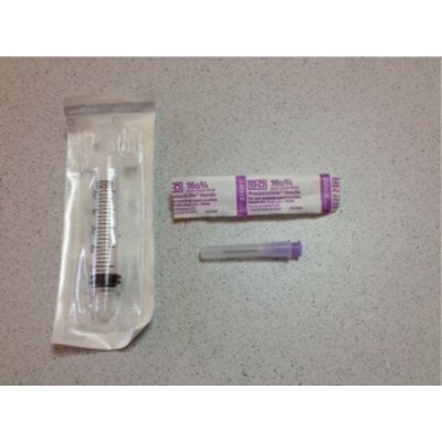 Electro-Cap International Inc. Needle (2) Syringe (1) Kit, Sterile