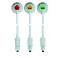 Strässle Suction Line Set: 1m 10xsilver-silver chloride electrode 1m with code plates