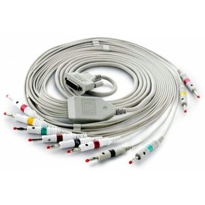 Edan ECG Cable, (ф4mm, banana connector, IEC), Integrated Cable