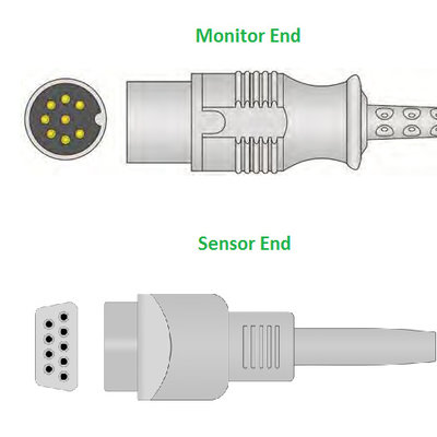 Unimed SpO2, Adapter/Extension Cable, Datascope , 2.2m, 0012-00-0516-02