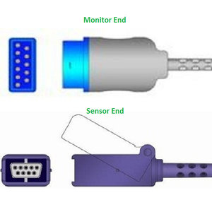 Unimed SpO2,U710X-21,GE Healthcare, Nellcor Oximax, 3m, 2021406-001