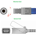 Unimed SpO2, U708-29M, Mindray, Nellcor non-Oximax , 2.2m, For old PM6000 only