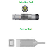 Unimed SpO2, Adapter/Extension Cable, Nellcor non-Oximax, 3m