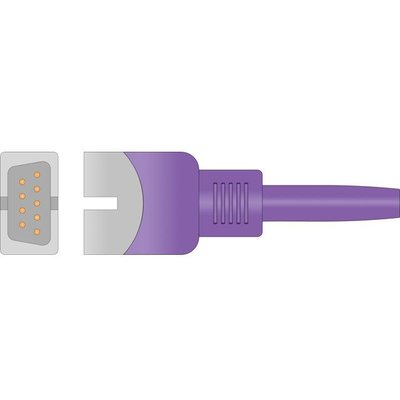 Unimed SpO2, Adapter/Extension Cable, Nellcor Oximax, 2.2m