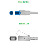 Unimed SpO2, Adapter/Extension Cable, Nellcor non-Oximax,1.1m, 3368433