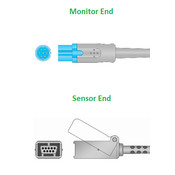 Unimed SpO2, Adapter/Extension Cable, M-Tech, 2.2m, MS17522