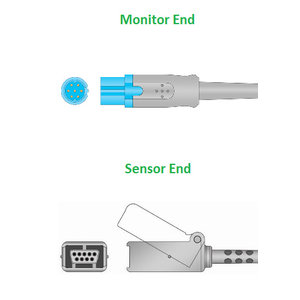 Unimed SpO2, U708M-23, Dräger/Siemens, M-Tech, 2.2m, MS17522