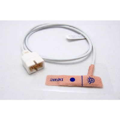 Unimed SpO2, Disposable Infant (1-15kg) Sensor, 0.9m, U533-01, 24Pc/Box
